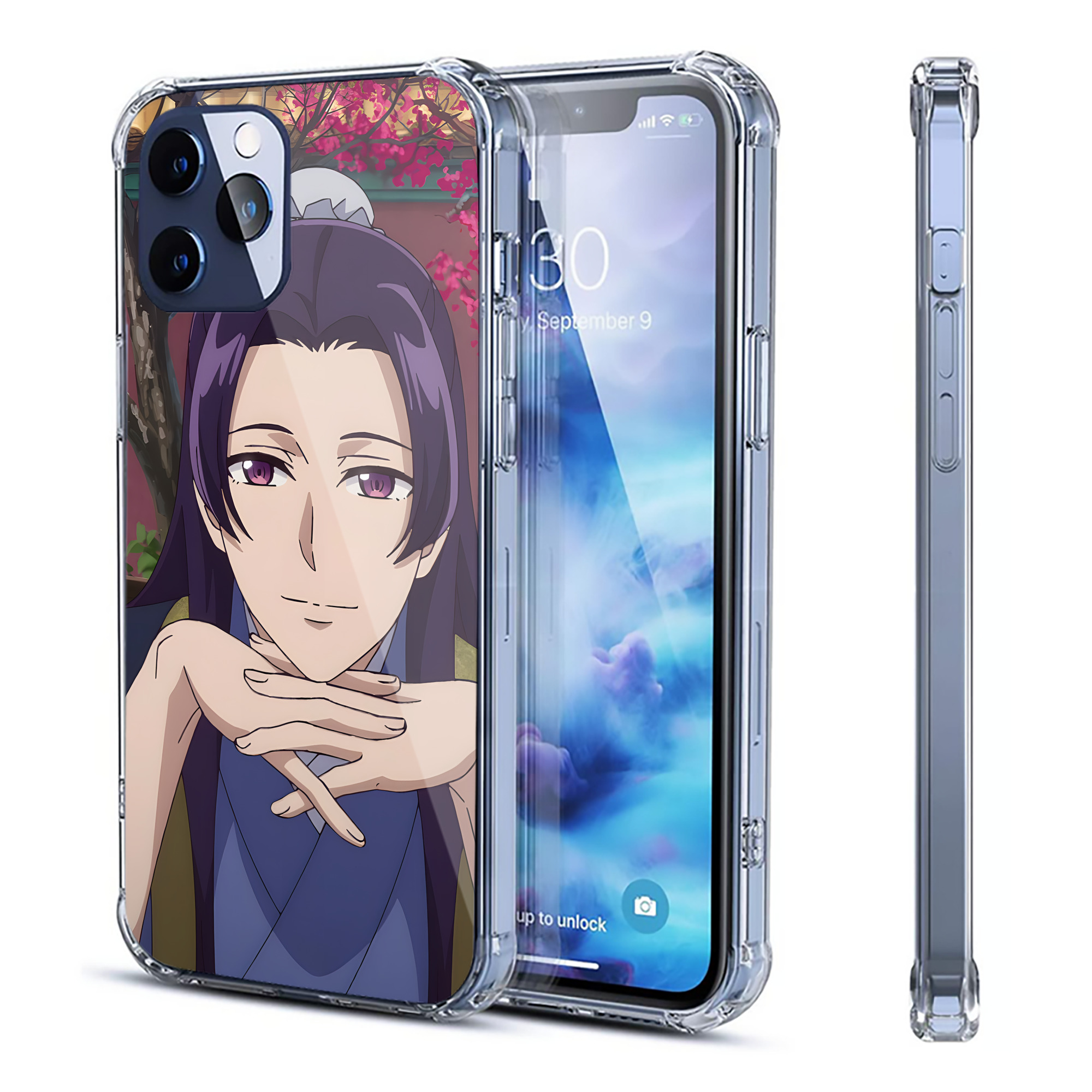 （画像用） 薬屋のひとりごと The Apothecary Diaries 【iPhone 12シリーズ対応】透明スマホケース（クリアソフトケース）